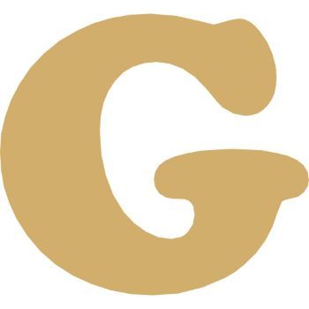 Letra g cooper mini 2 cms-ML1643