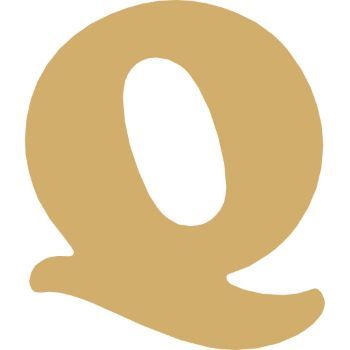 Letra q cooper mini 2 cms-ML1654