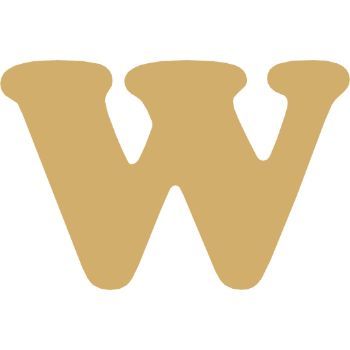 Letra w cooper mini 2 cms-ML1660