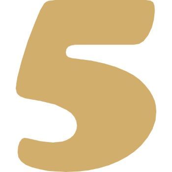 Numero 5 cooper mini 2 cms-ML1668