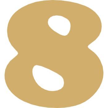 Numero 8 cooper mini 2 cms-ML1671