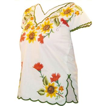 Molde blusa no.h19 blusa claveles                           -MO1437