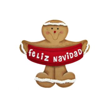 Molde n-141 galleta feliz navidad de tecno                  -MO1588