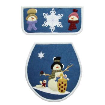 Molde n-146 juego de bano muneco de nieve en canasta        -MO1593