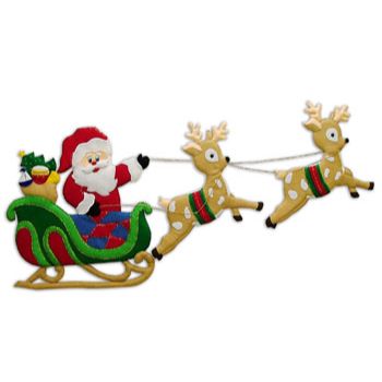 Molde n-210 santa en trineo grande                          -MO1654