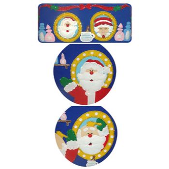 Molde n-583 juego de bano santa en el espejo                -MO2013