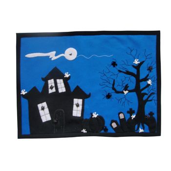 Molde #1837 estandarte  casita del  terrror                 -MO2181