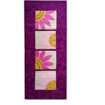 Molde # 1862 camino de mesa flores                          -MO2252