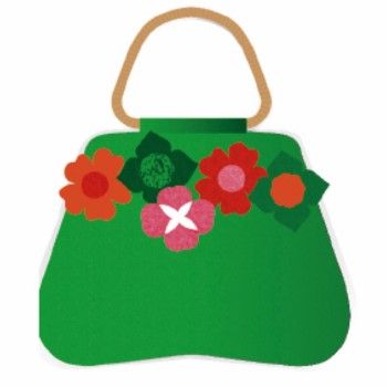 Molde # 1872 bolso flores                                   -MO2262