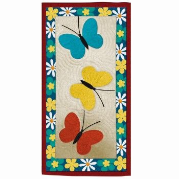 Molde # 1935 camino de mesa mariposas                       -MO2314