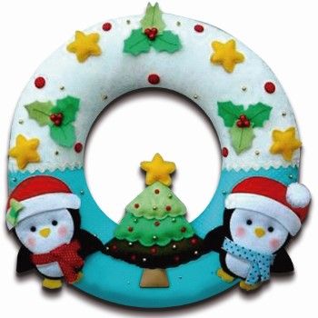 Molde n-696 corona bebe pinguino                            -MO2333