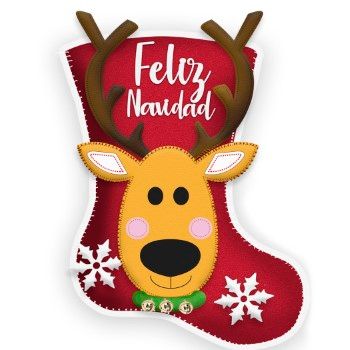 Molde n-705 bota reno con copos                             -MO2342