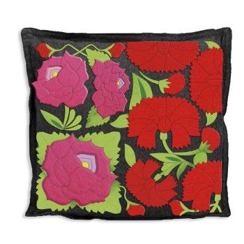 Molde no. 1970 cojin rosas y claveles  60x82                -MO2362