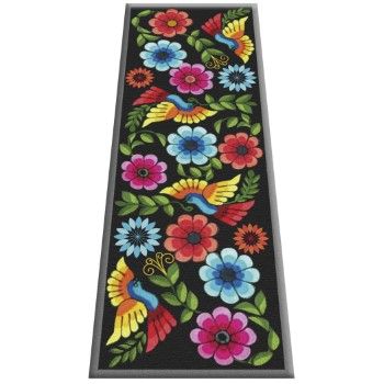 Molde no. 1972 camino de mesa avex y flores 60x100          -MO2364