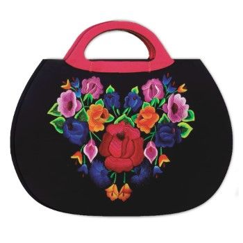 Molde no. 1975 bolso corazon floral 60x50                   -MO2367