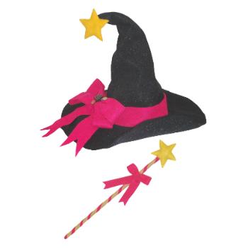 Molde no. 1707 sombrero con varita                          -MO3032