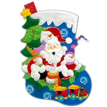 Molde n-608 bota con santa y munecos                        -MO4018