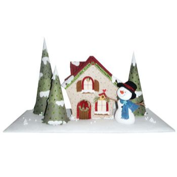 Molde n-635 casita navidena                                 -MO4045