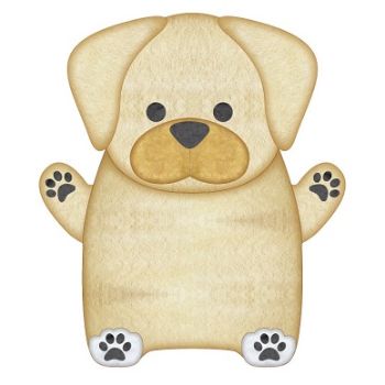 Molde #1992 puff labrador                                   -MO4075