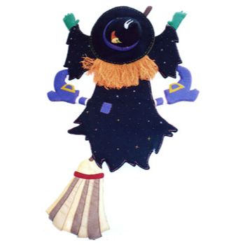 Molde w. 1636 adorno bruja estampada                        -MW1235