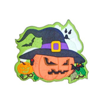 Molde w. 1580 estandarte calabaza con fantasma              -MW2087