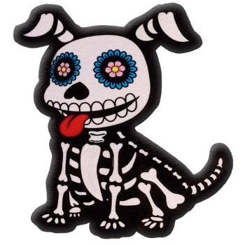 Molde w-1978 almohada perrito calavera                      -MW2125