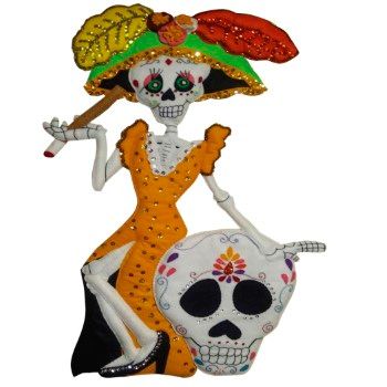 Molde w-1984 estandarte catrina                             -MW2131