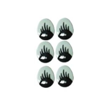 Ojo mica 198 blanco  2 cm-OI0014