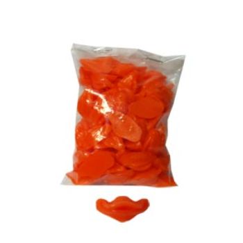 Pico plano no.1 naranja 100 piezas  2.5 cm-PC0000