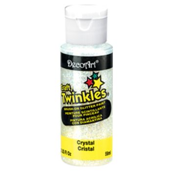 Pintura craft twinkles dct1 cristal 59 ml.-PI0515