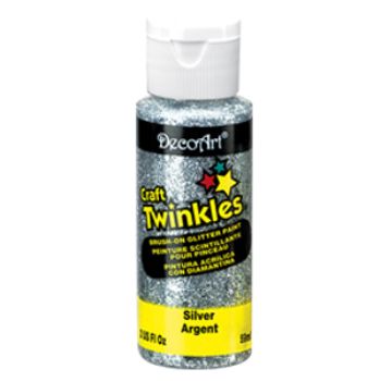 Pintura craft twinkles dct2 plata 59 ml.-PI0516