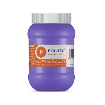 Politec 334 morado 500 ml. pintura acrilica-PI0760