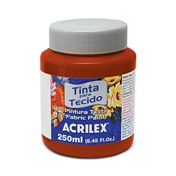 Pintura acrilex 4125 508 rojo escarlata 250 ml-PI0865
