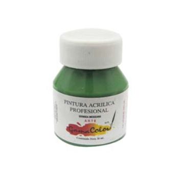 Pintura gama color 14 verde hoja 30 ml.-PI0992