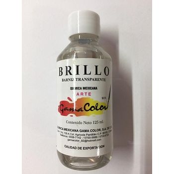Brillo barniz transparente gama color  125 ml-PI1320