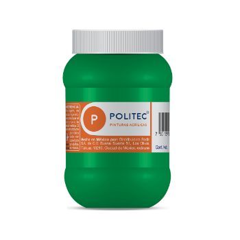 Politec 312 verde claro 500 ml. pintura acrilica-PI2235