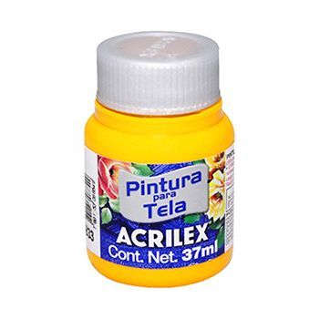 Pintura acrilex 4140  833 amarillo yema 37ml-PI3088