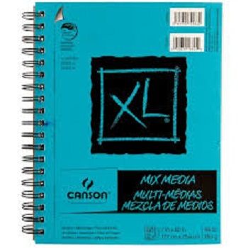 Block canson xl mix media 17.7cm x 25.4cm-PI3100