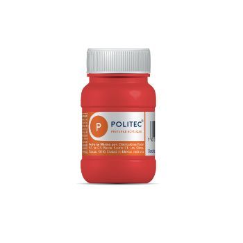 Politec 314 rojo 100 ml pintura acrilica-PI5844