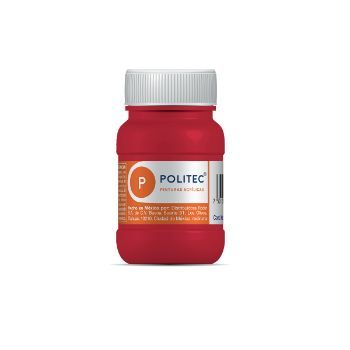 Politec 309 rojo toluidina 100 ml pintura acrilica-PI5846