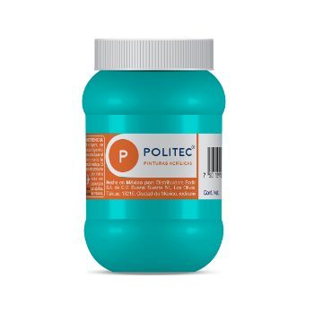 Politec 324 turquesa 500 ml pintura acrilica-PI6049
