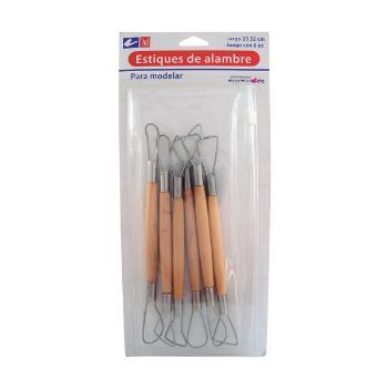 Jgo c/6 estiques de alambre s/corte-PI6066