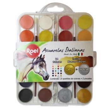 Etc000703 acuarela roel efecto mate est c/24 pastillas-PI7083