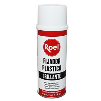 Fijador plastico brillante roel 418 ml-PI7093