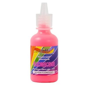 Pintura confetti dimensional 543 rosa fluorescente 30 ml.-PI7199