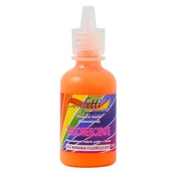 Pintura confetti dimensional 515 naranja fluorescente 30 ml.-PI7200