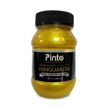 Pintura acrilica pinto 520 oro solar vanguardia 100 ml-PI7210