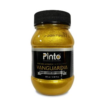 Pintura acrilica pinto 523 oro real vanguardia 100 ml-PI7213