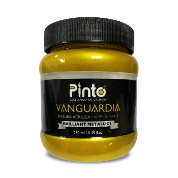 Pintura acrilica pinto 520 oro solar vanguardia 250 ml-PI7218