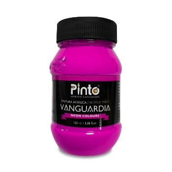 Pintura acrilica pinto 506 magenta neon vanguardia 100 ml-PI7490